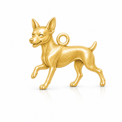 Soulyshine Toy Fox Terrier Personalized Pet Companion Charm Only