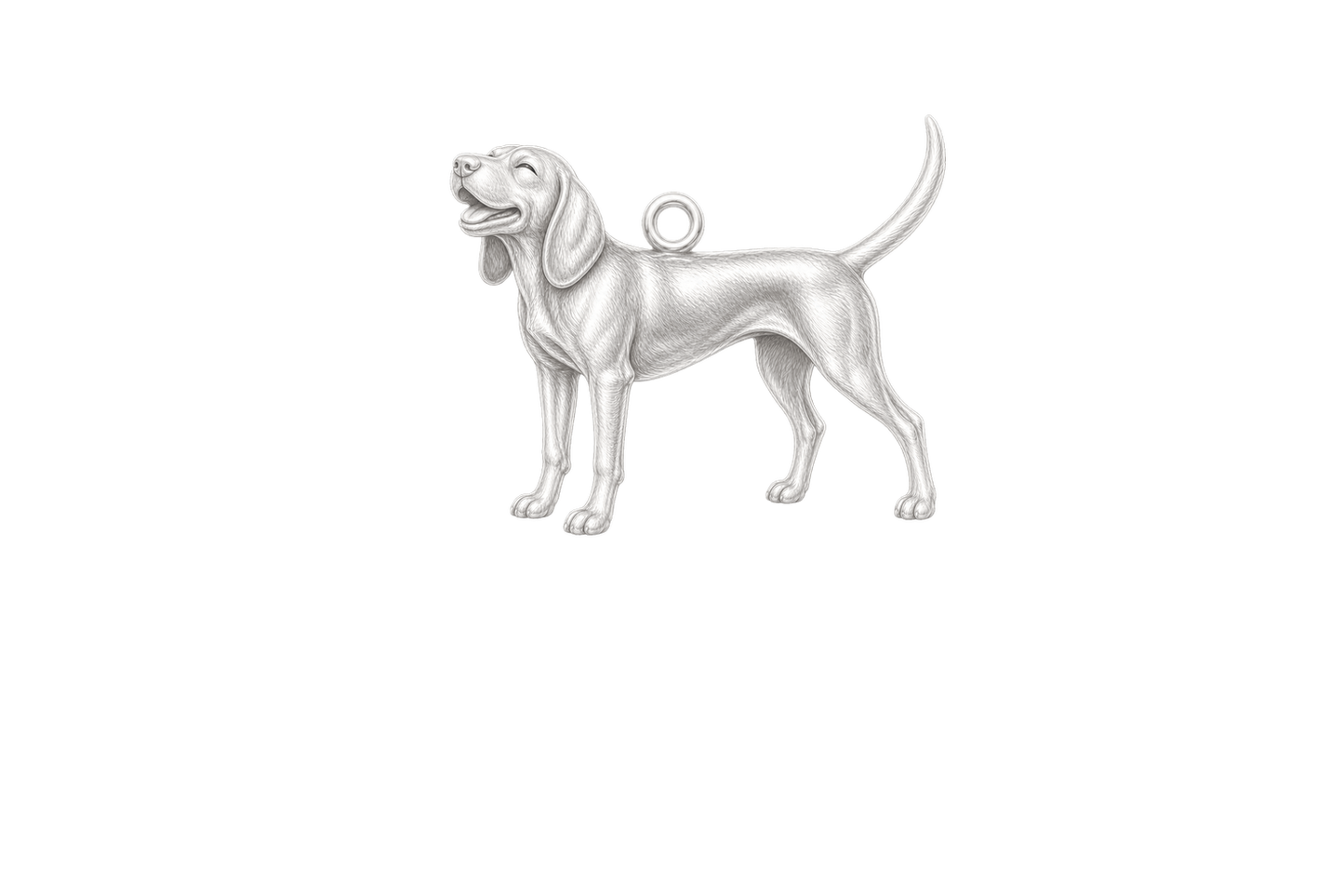 Soulyshine Treeing Walker Coonhound Little Love Charm Only - Image 1