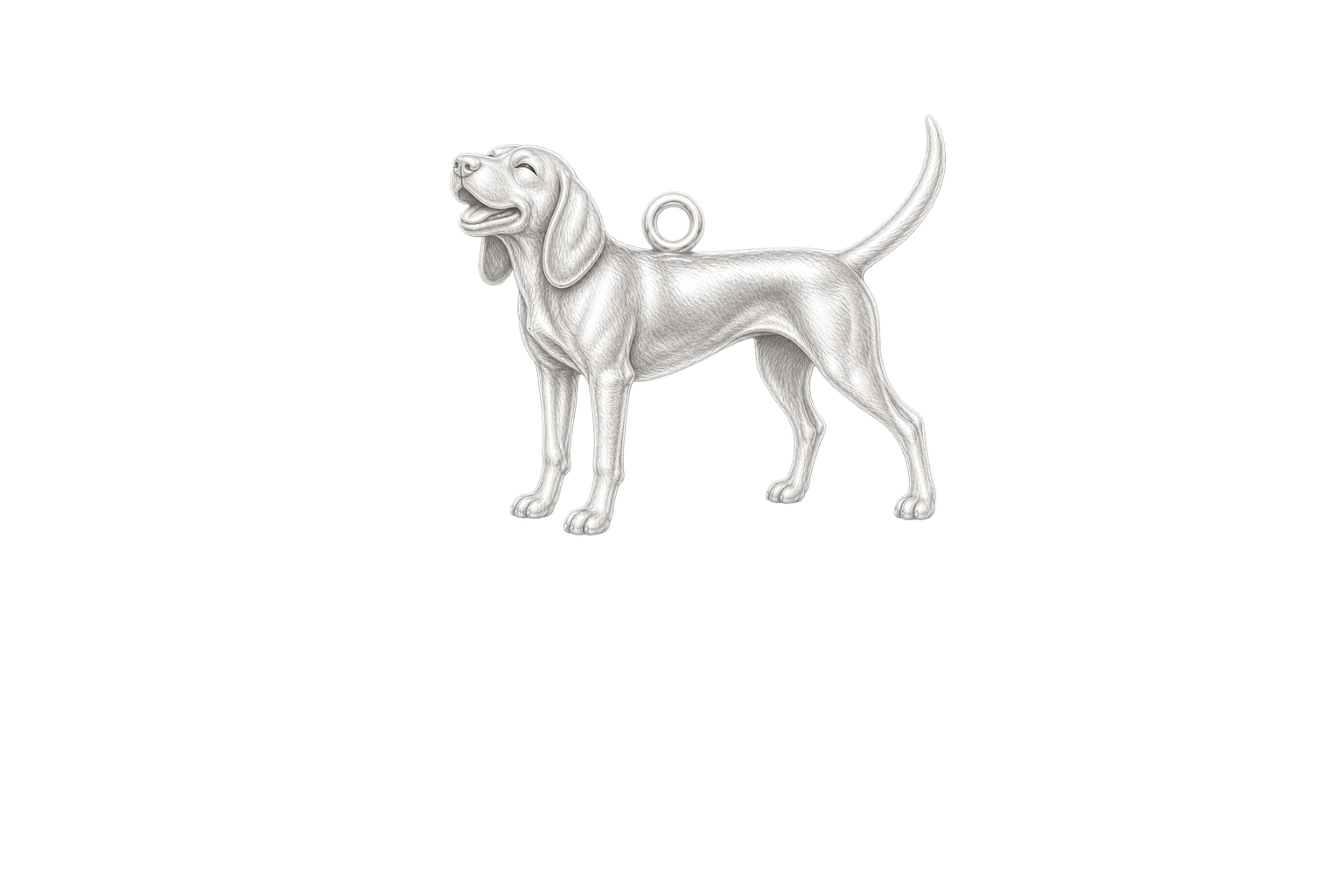Soulyshine Treeing Walker Coonhound Little Love Charm Only - Image 1