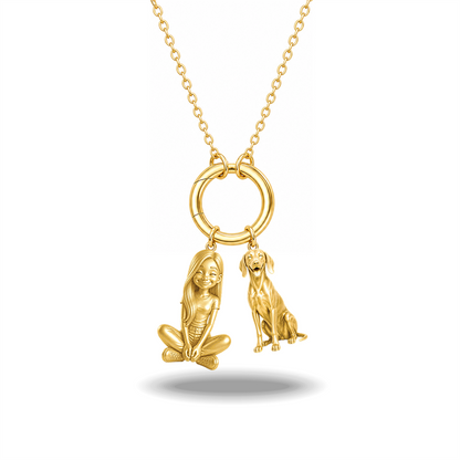 Weimaraner - 18K Gold Vermeil - 1st