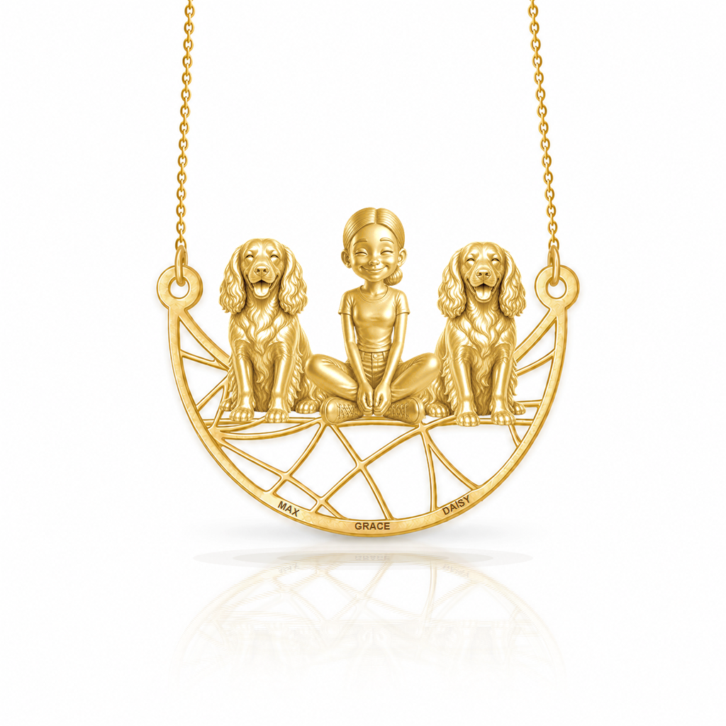 Welsh Springer Spaniel - 18K Gold Vermeil - 1st