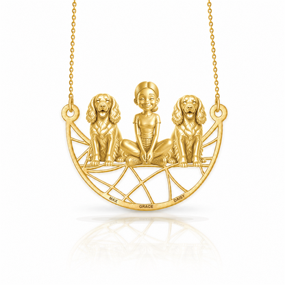 Welsh Springer Spaniel - 18K Gold Vermeil - 1st