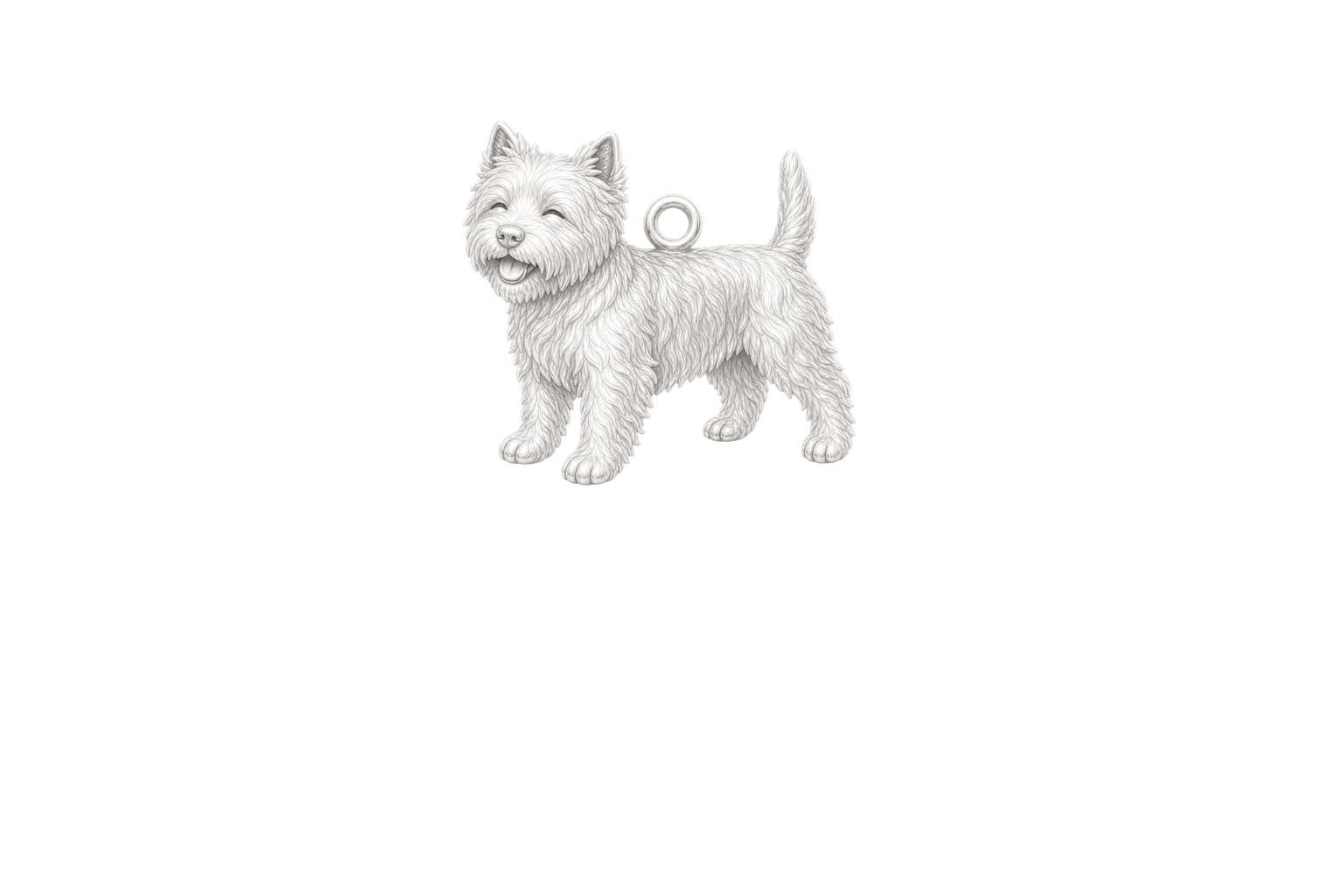 Soulyshine West Highland White Terrier Little Love Charm Only - Image 1