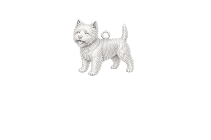 Soulyshine West Highland White Terrier Little Love Charm Only - Image 1