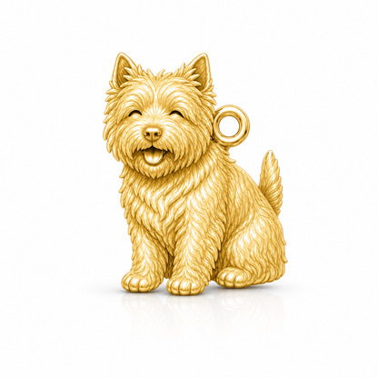 Soulyshine West Highland White Terrier Personalized Pet Companion Charm Only