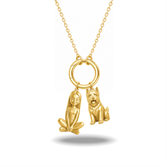 Westie - 18K Gold Vermeil - 1st