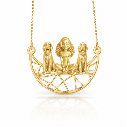 Wirehaired Pointing Griffon - 18K Gold Vermeil - 1st