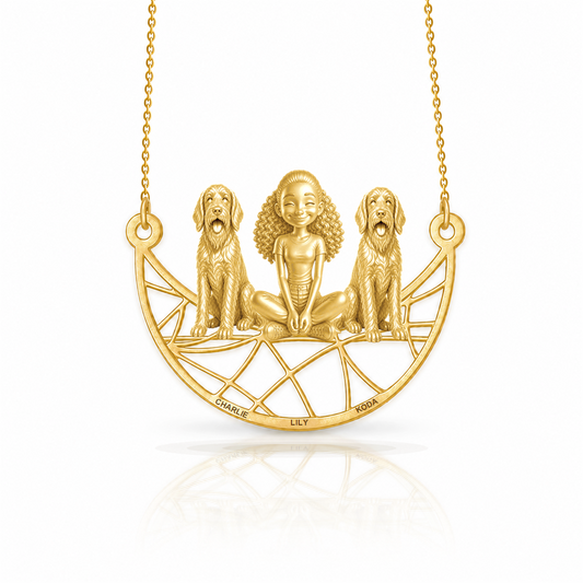 Soulyshine Wirehaired Pointing Griffon personalized companion necklace