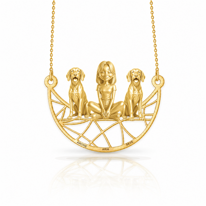 Wirehaired Vizsla - 18K Gold Vermeil - 1st