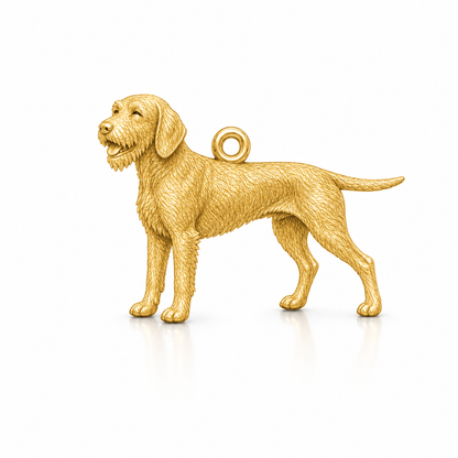 Soulyshine Wirehaired Vizsla Personalized Pet Companion Charm Only