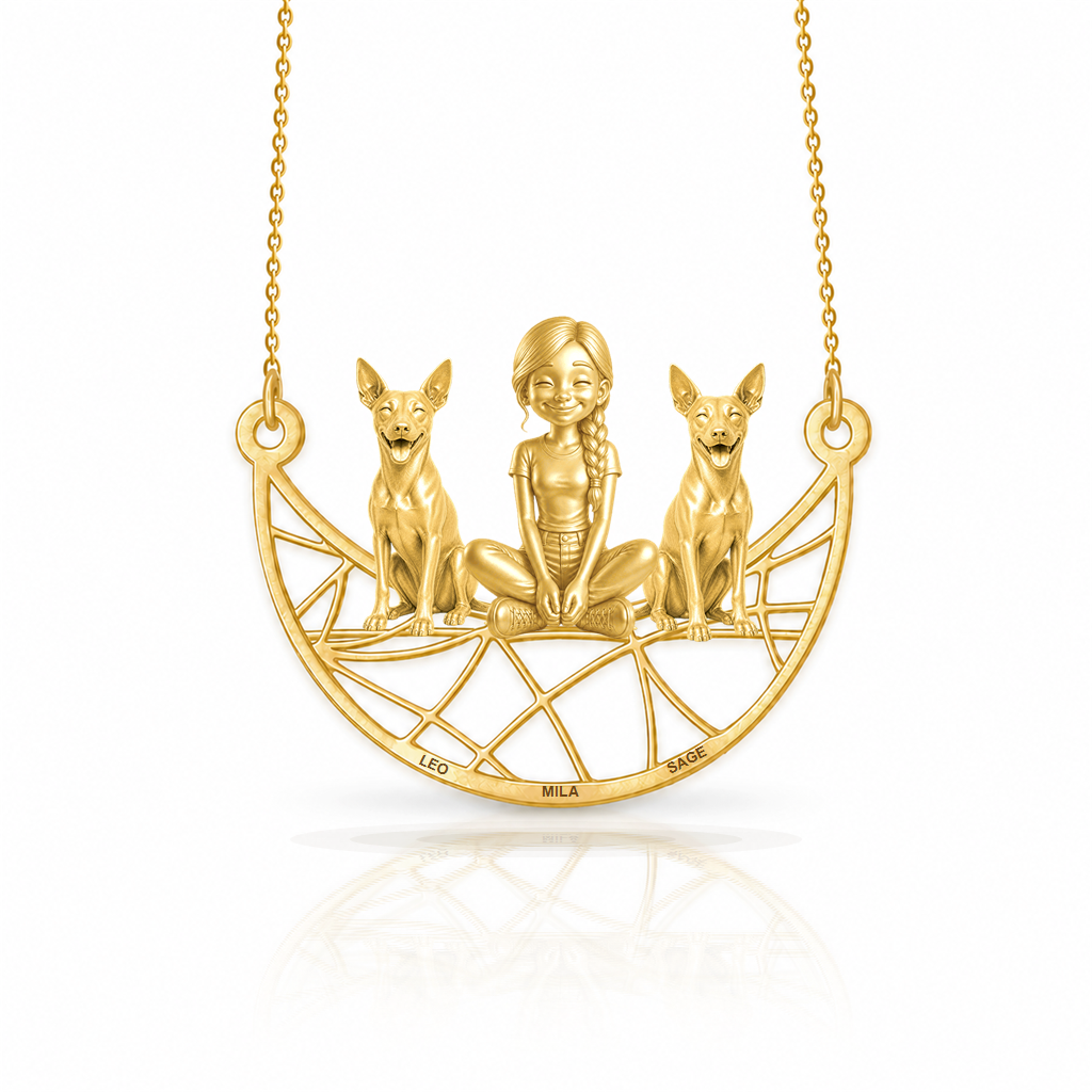 Xoloitzcuintli coated - 18K Gold Vermeil - 1st