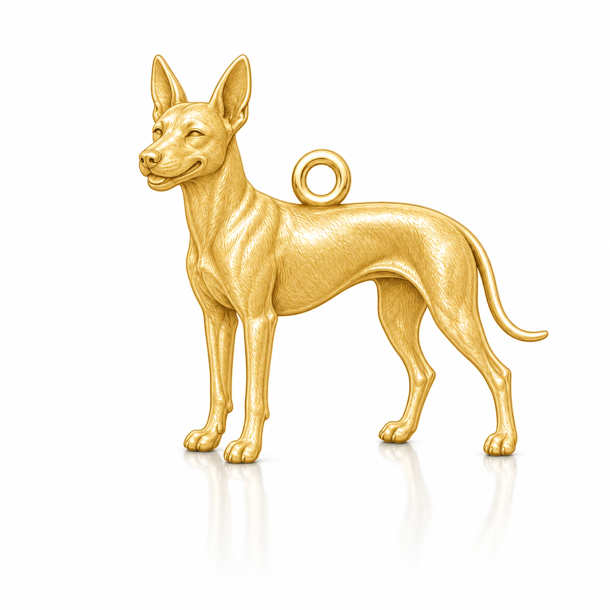 Soulyshine Xoloitzcuintli coated Personalized Pet Companion Charm Only