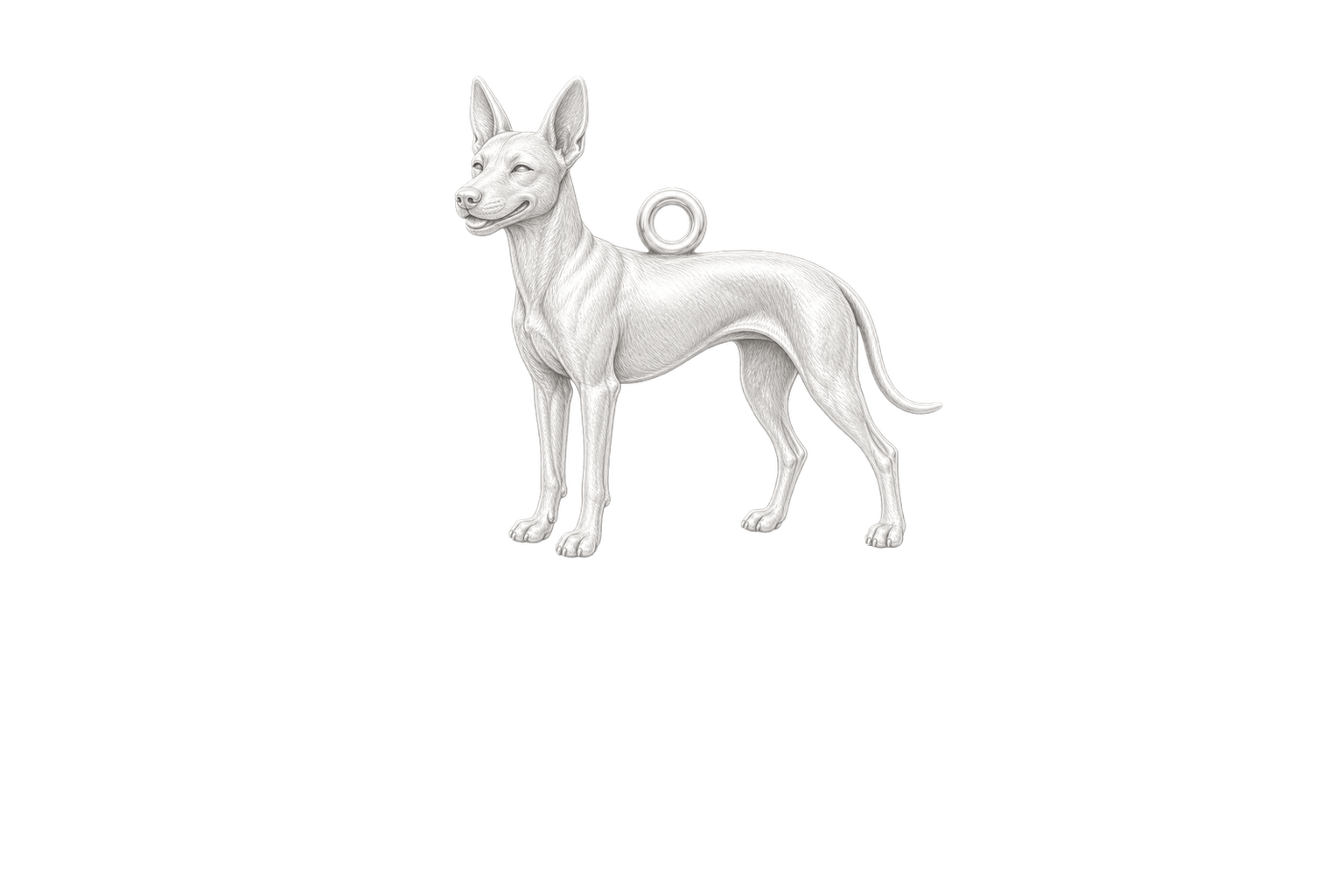 Soulyshine Xoloitzcuintli coated Little Love Charm Only - Image 1