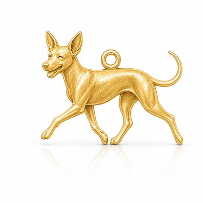 Soulyshine Xoloitzcuintli coated Personalized Pet Companion Charm Only