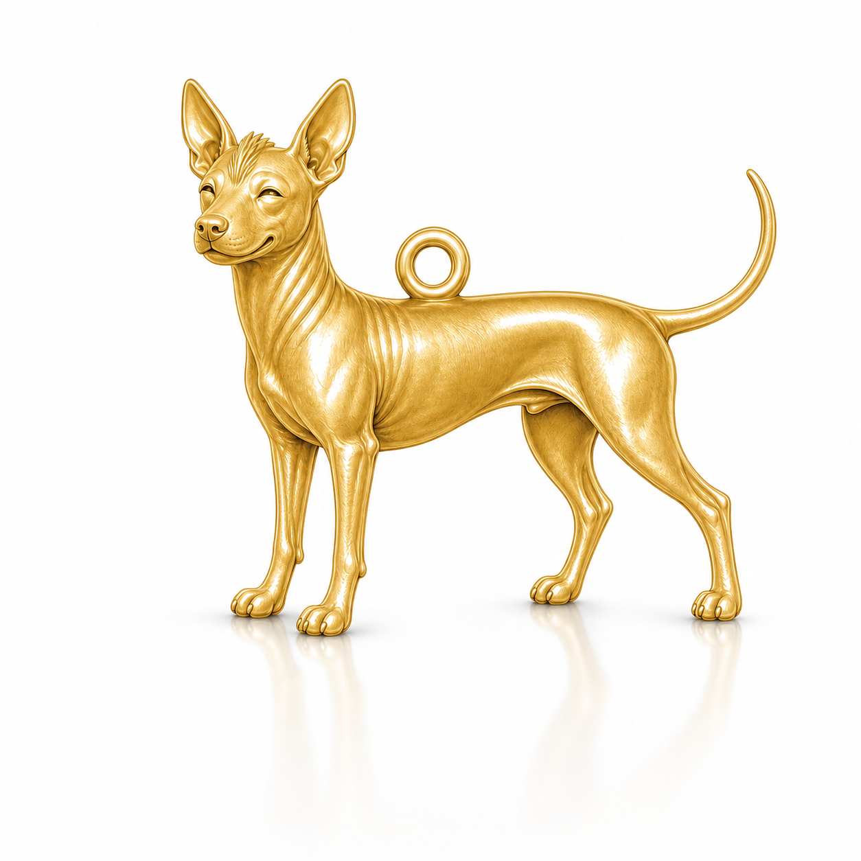 Soulyshine Xoloitzcuintli hairless Personalized Pet Companion Charm Only