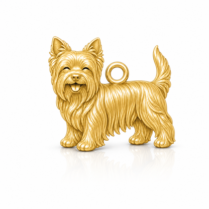 Soulyshine Yorkie Personalized Pet Companion Charm Only