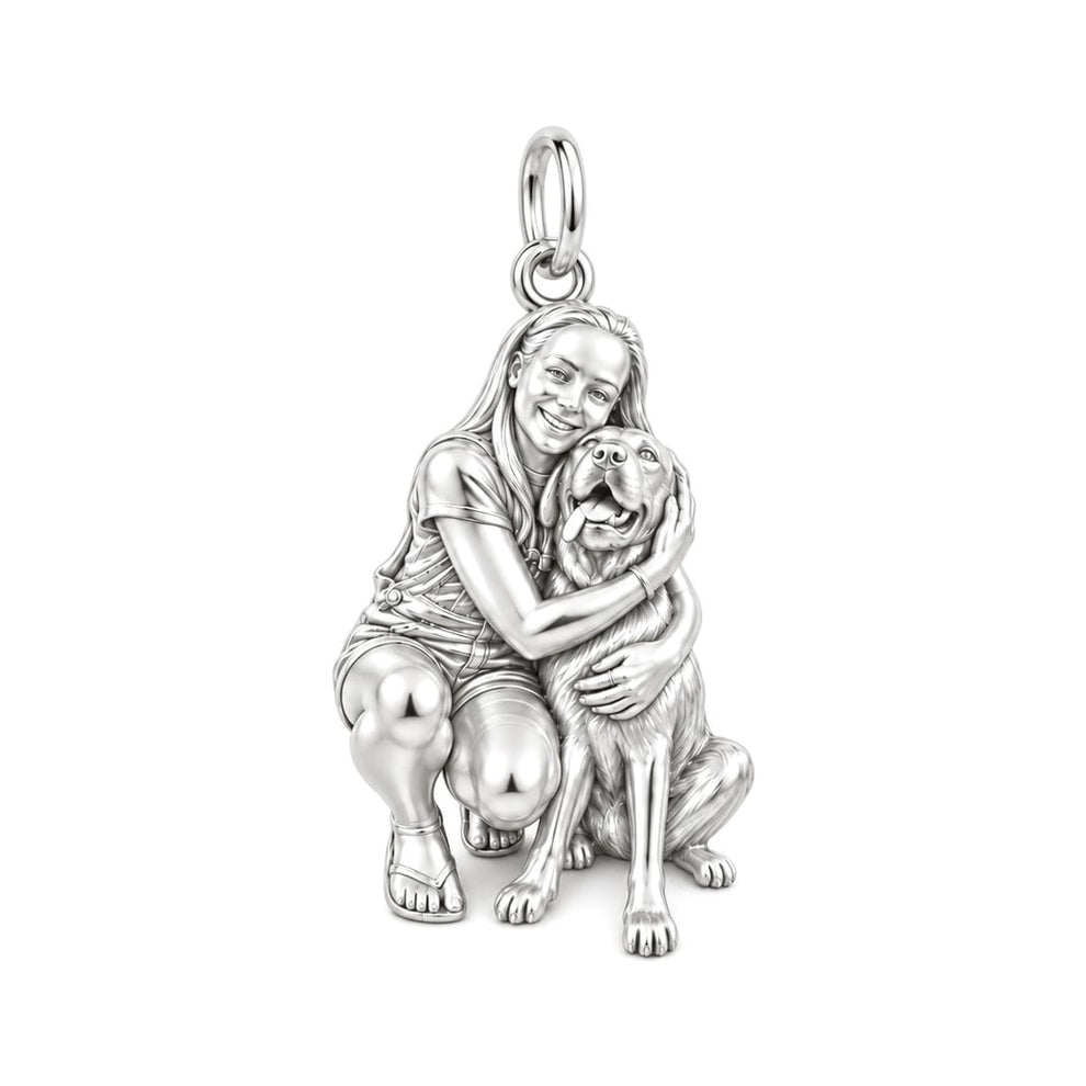 Custom Photo Hug Charm Bracelet - Personalized Dog Mom Gift – Soulyshine