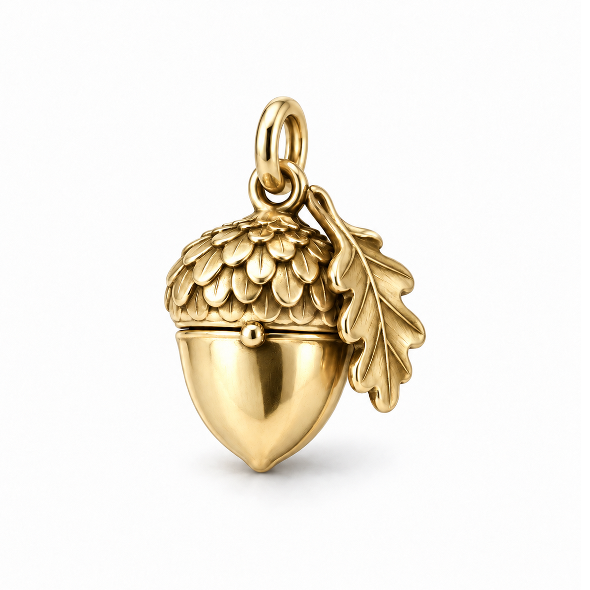 Acorn Keepsake Charm — Gold | charm-topics-remaining-444-2026-09-14 | topic-211