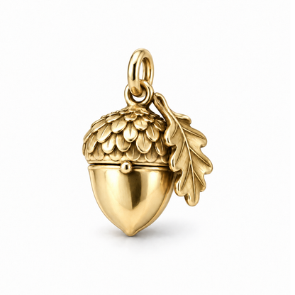 Acorn Keepsake Charm — Gold | charm-topics-remaining-444-2026-09-14 | topic-211