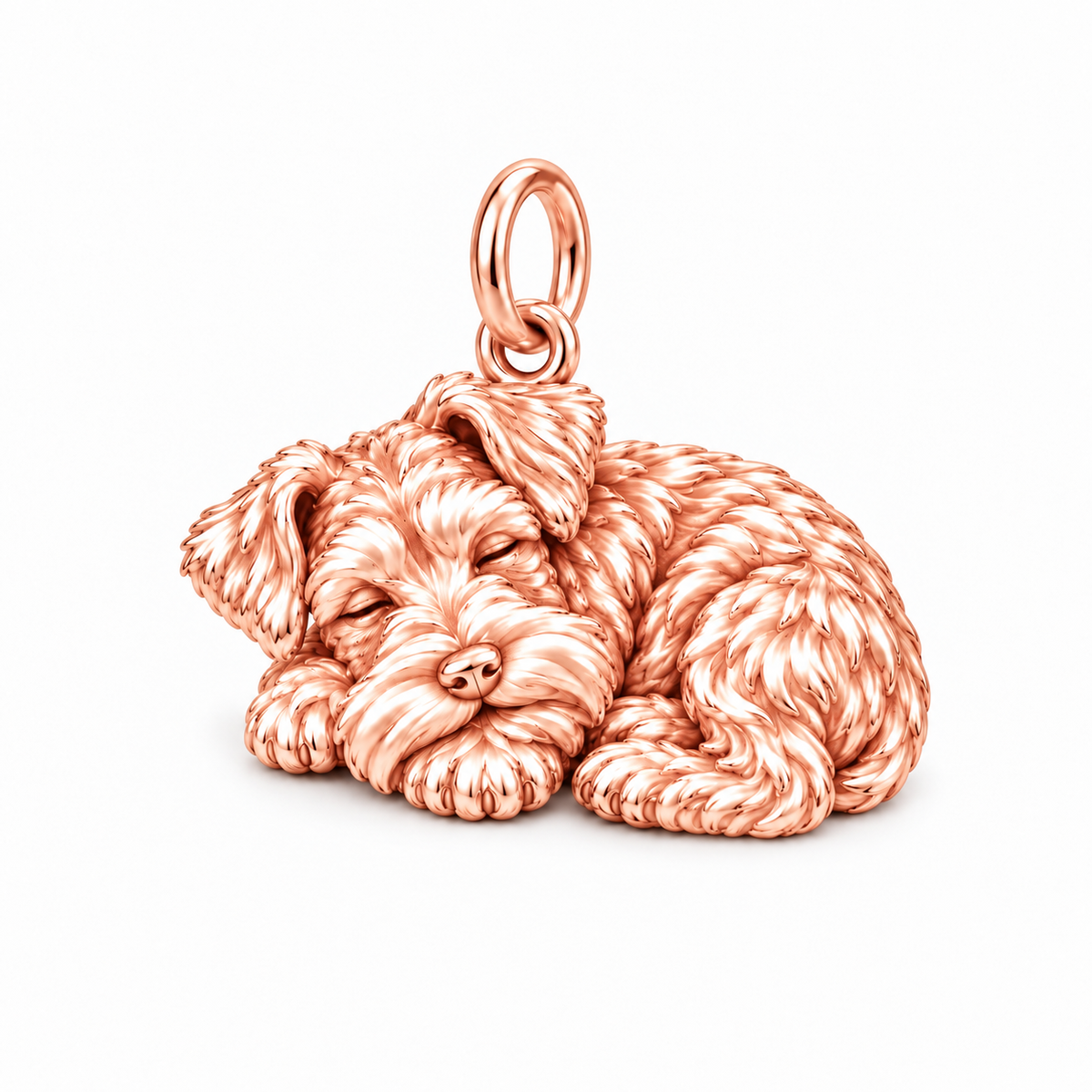 Adorable Mini Schnauzer Silver Charm – Personalized Dog Mom