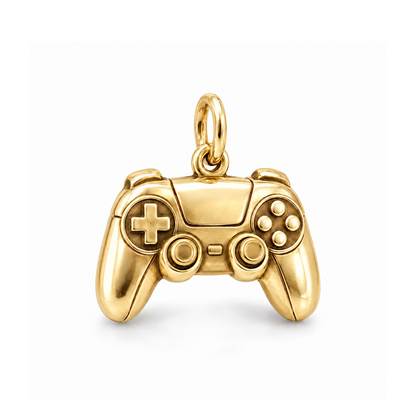Adventure Game Controller Charm — Gold | charm-topics-remaining-444-2026-09-14 | topic-410