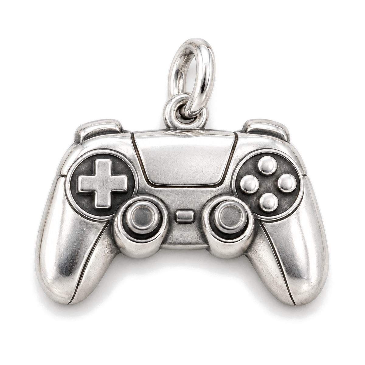 Adventure Game Controller Charm — Silver Super Macro | charm-topics-remaining-444-2026-09-14 | topic-410