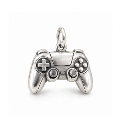 Adventure Game Controller Charm — Silver | charm-topics-remaining-444-2026-09-14 | topic-410