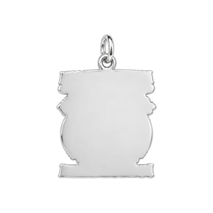Always Chingona Charm Bracelet – Personalized Latina Gift – back of the charm, engraving area
