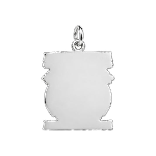 Always Chingona Charm Bracelet – Personalized Latina Gift – back of the charm, engraving area