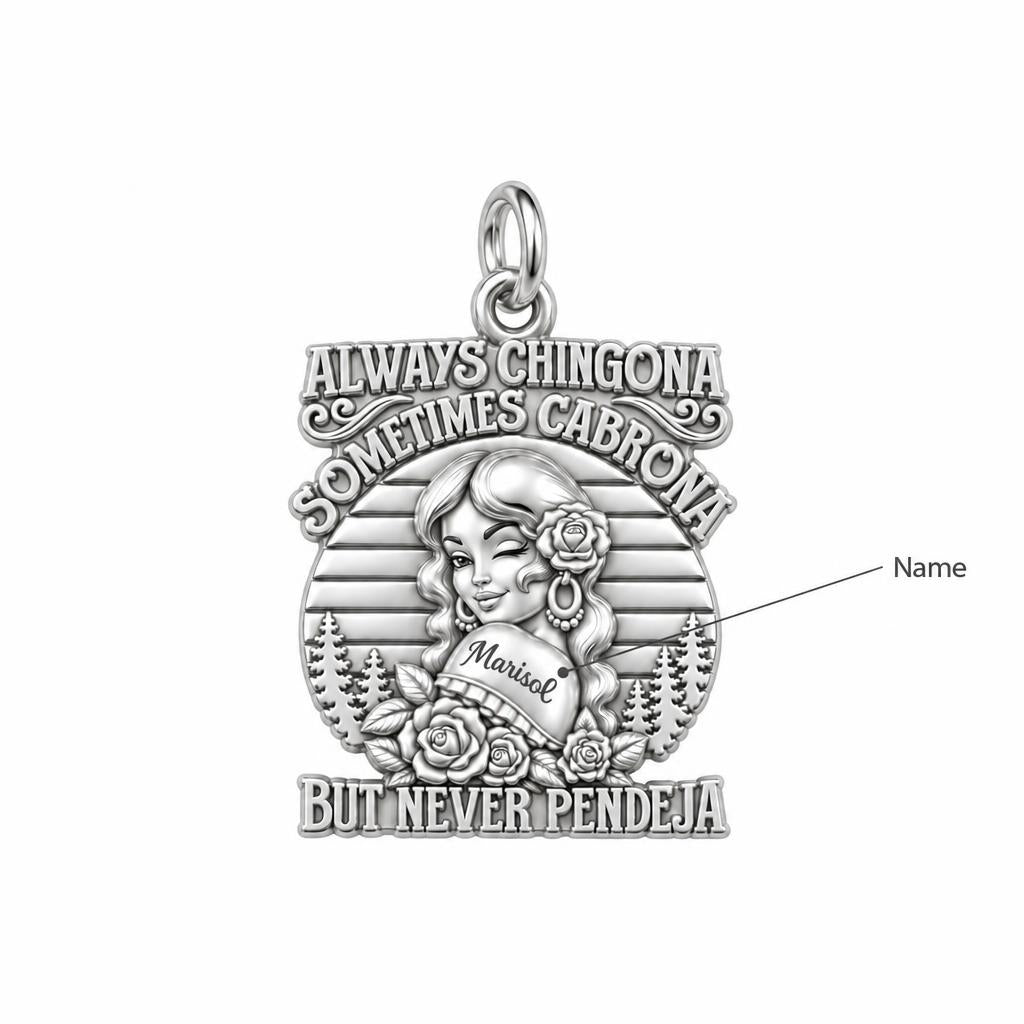 Always Chingona Charm Bracelet – Personalized Latina Gift – personalization guide