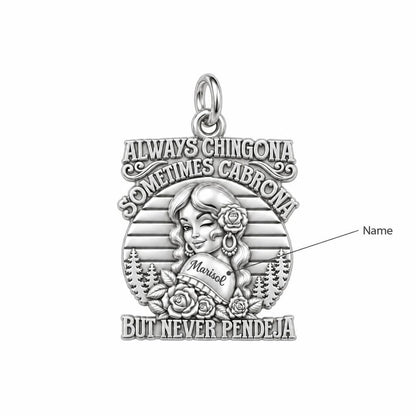 Always Chingona Charm Bracelet – Personalized Latina Gift – personalization guide