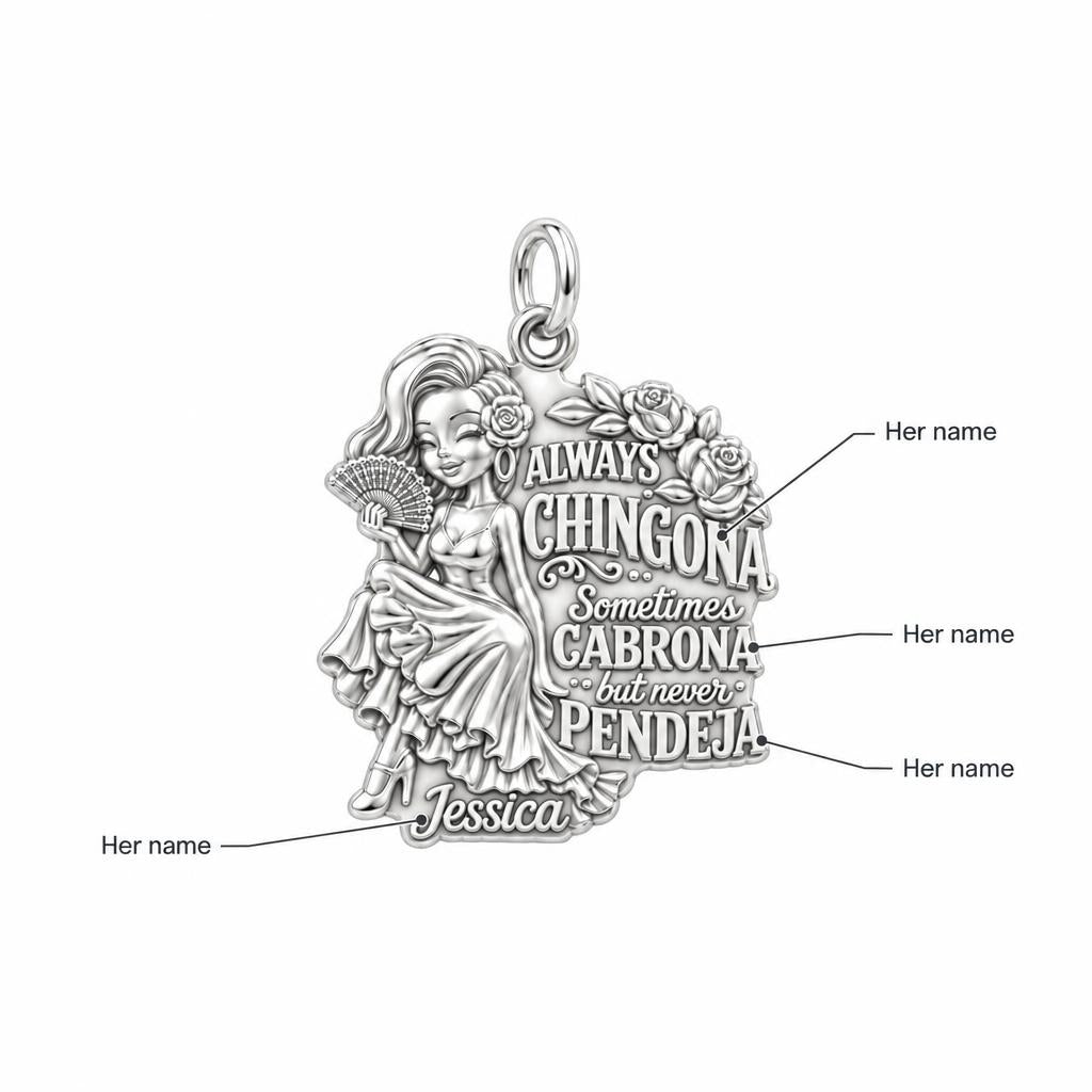 Always Chingona Charm Bracelet – Personalized Latina Gift – personalization guide