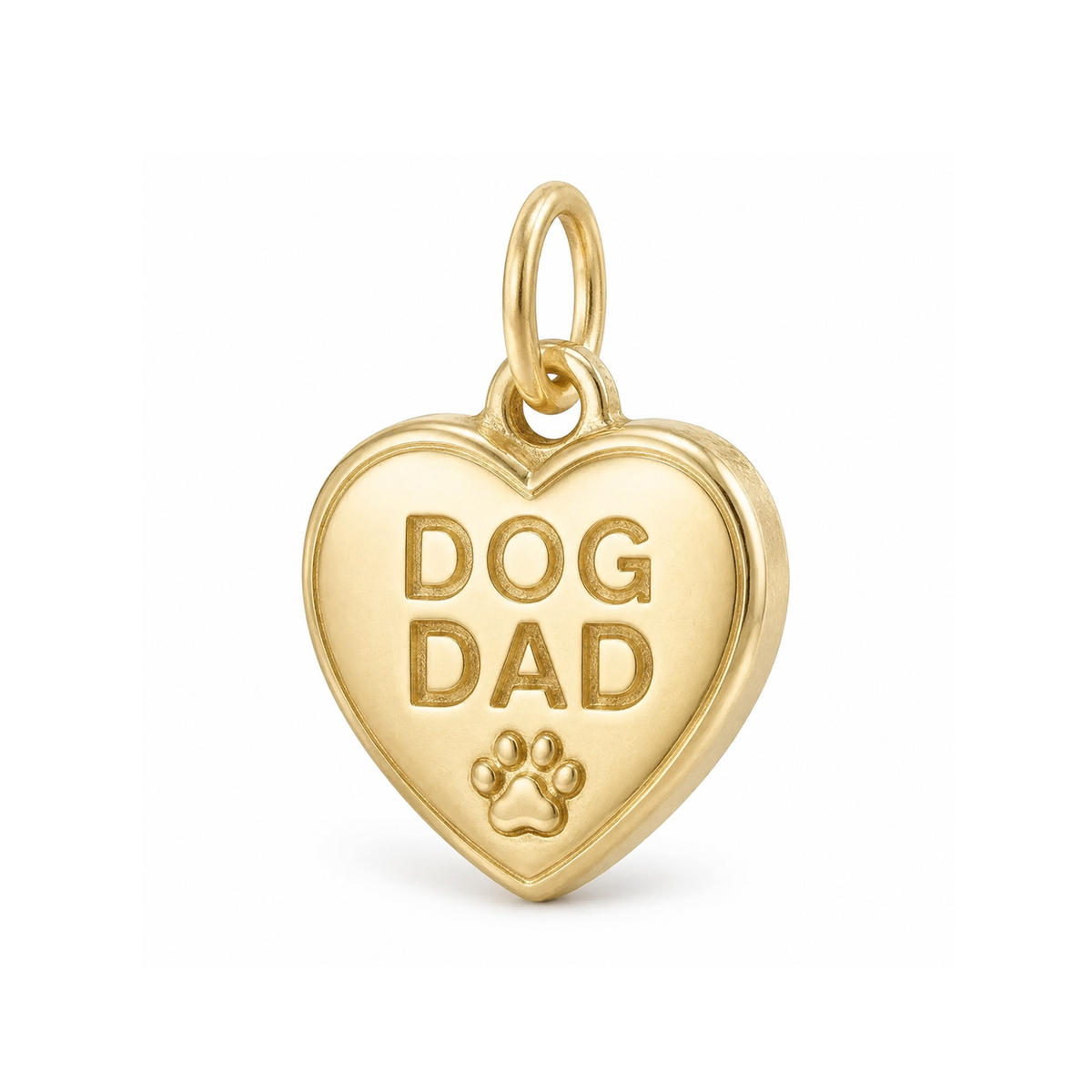Always Family - Dog Dad Charm - Gold - centered product image