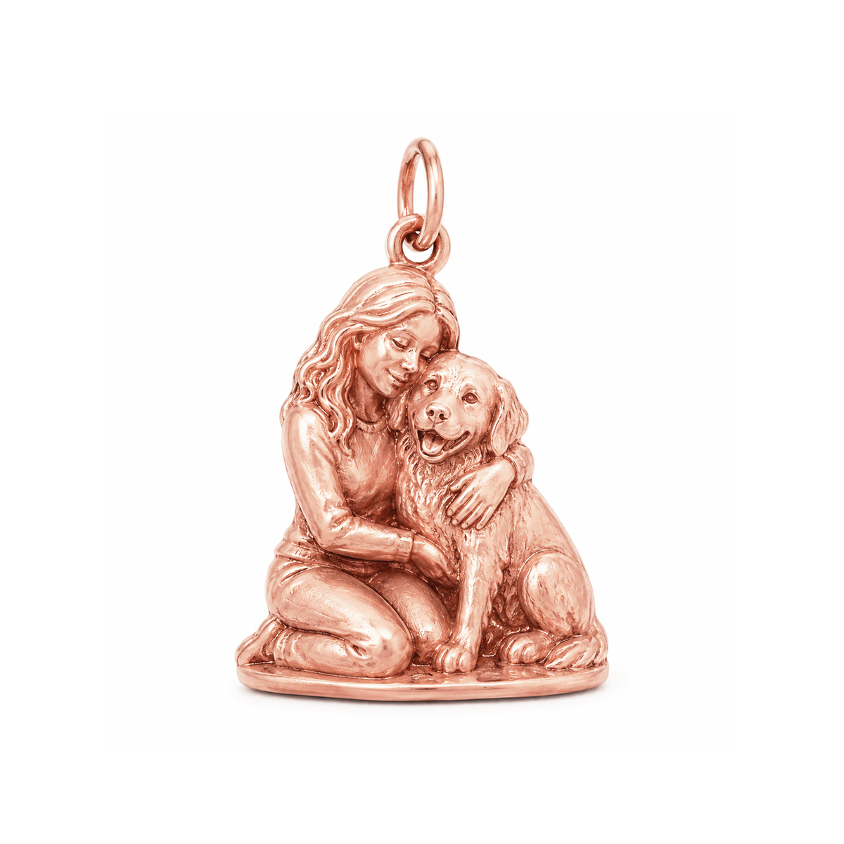 Always Family - Forever By My Side Charm - Rose Gold - centered product image