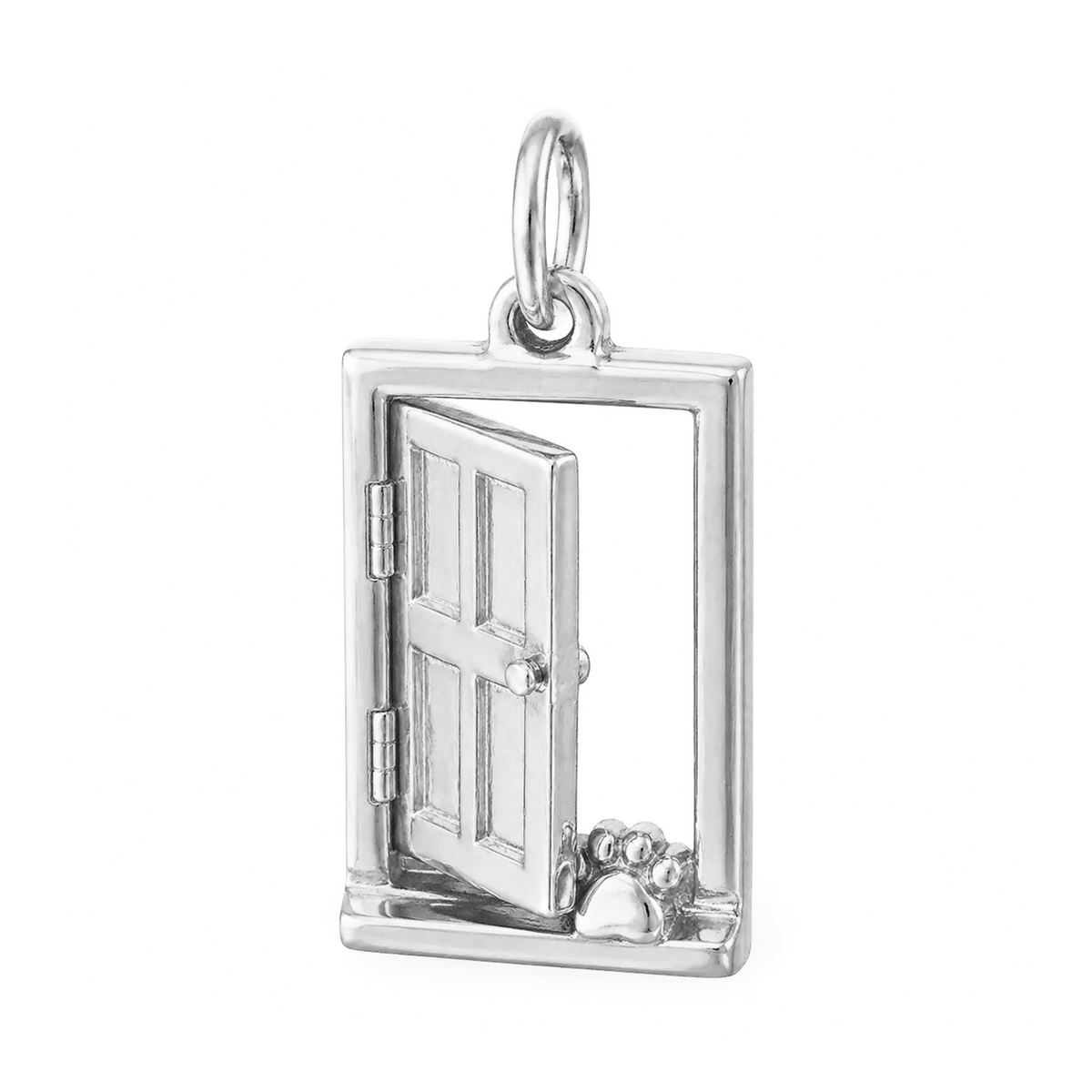 Always Family - Welcome Home Charm - Silver - centered product image
