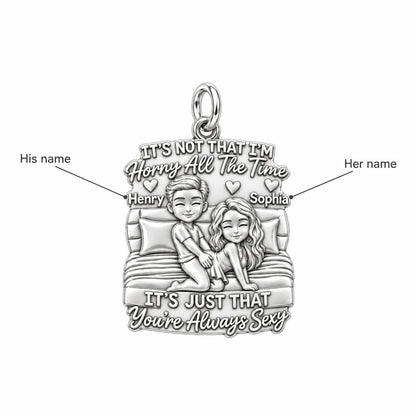 Always Sexy Couple Charm Bracelet – Personalized Couple Gift – personalization guide