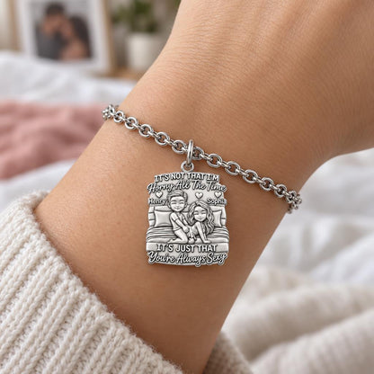 Always Sexy Couple Charm Bracelet Set – worn / in use