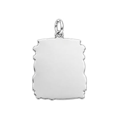 Always Sexy Couple Charm Bracelet Set – back of the charm, engraving area