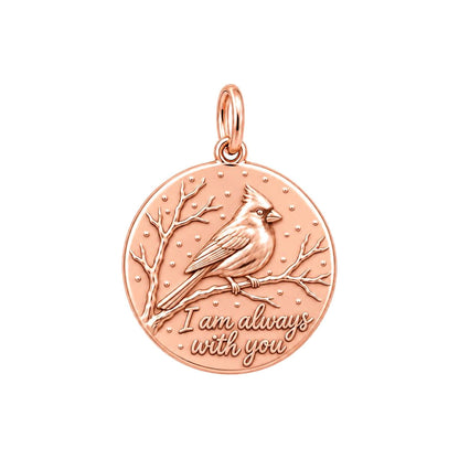 Always With You Cardinal Charm and Polyester Cord Bracelet Set