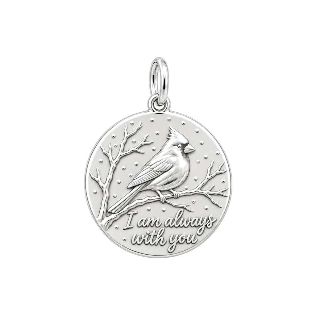 Always With You Cardinal Charm and Polyester Cord Bracelet Set