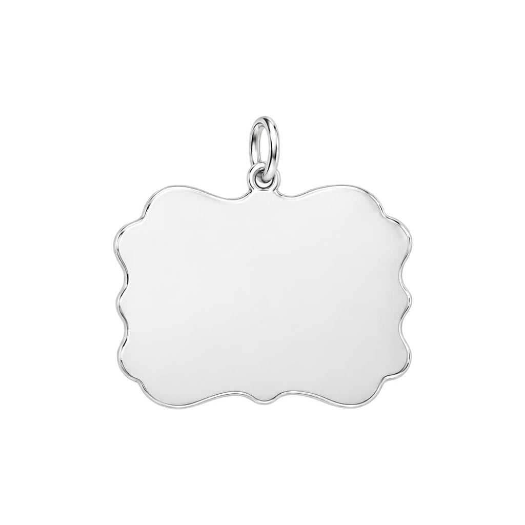 Always With You Family Charm Bracelet – Personalized Family Gift – back of the charm, engraving area
