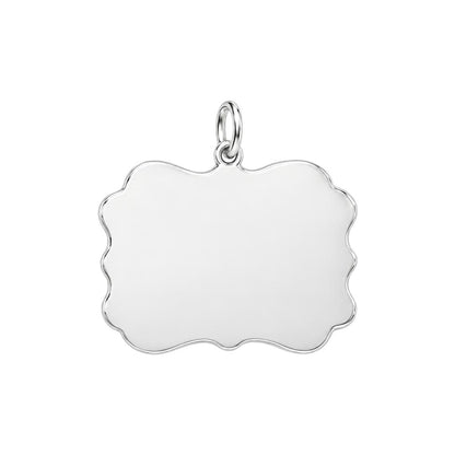 Always With You Family Charm Bracelet – Personalized Family Gift – back of the charm, engraving area