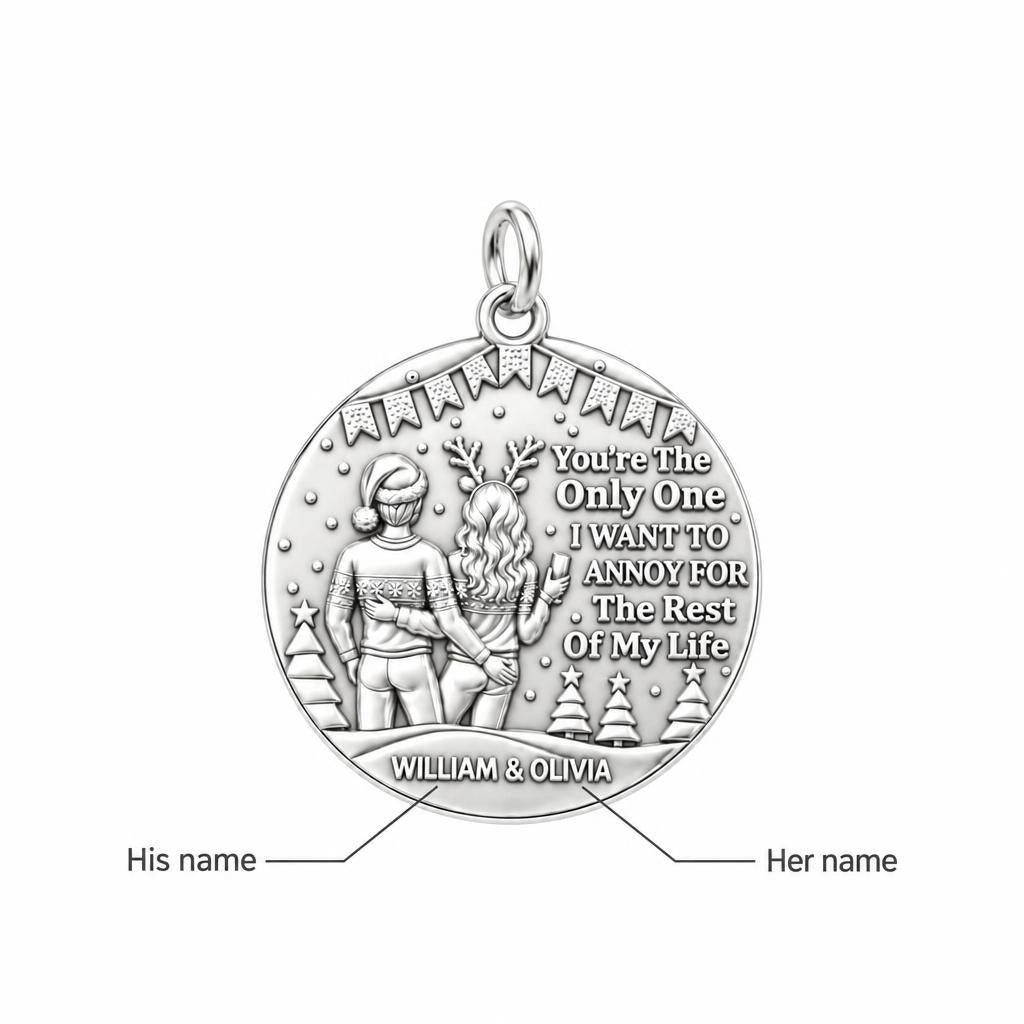 Annoy You Forever Charm Bracelet – Personalized Couple Gift – personalization guide
