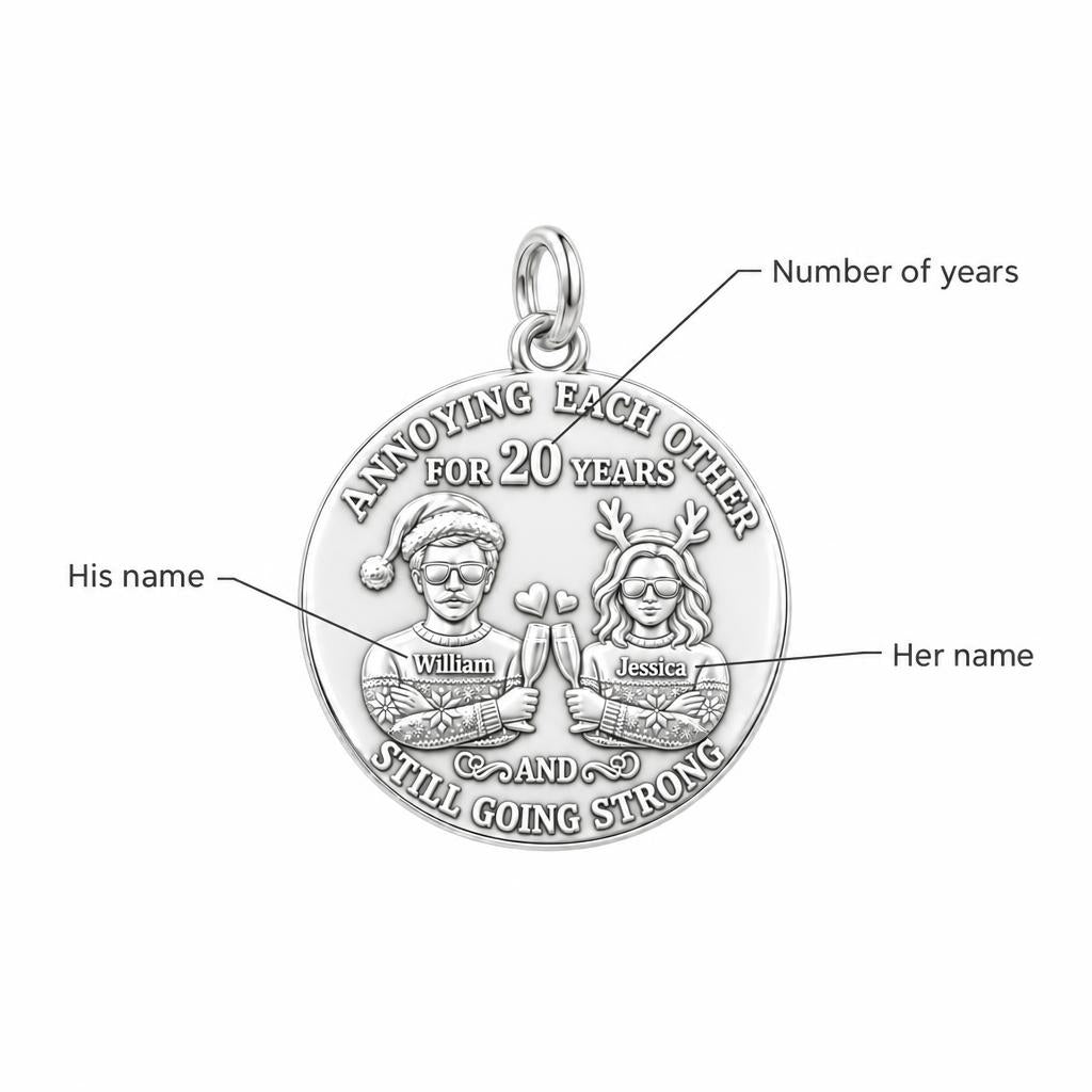 Annoying Each Other Charm Bracelet – Personalized Couple Gift – personalization guide