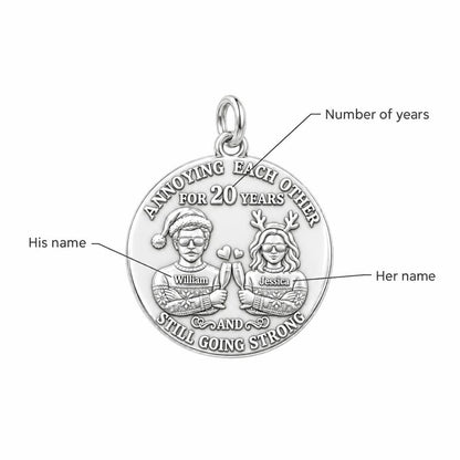 Annoying Each Other Charm Bracelet – Personalized Couple Gift – personalization guide