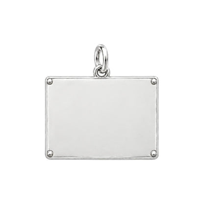 Annoying Each Other Since Charm Necklace Set – back of the charm, engraving area
