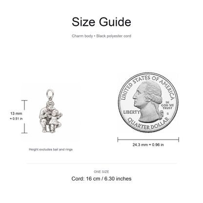 Guided First Steps, Always Your Dad — Size guide, 13 mm body and 16 cm cord