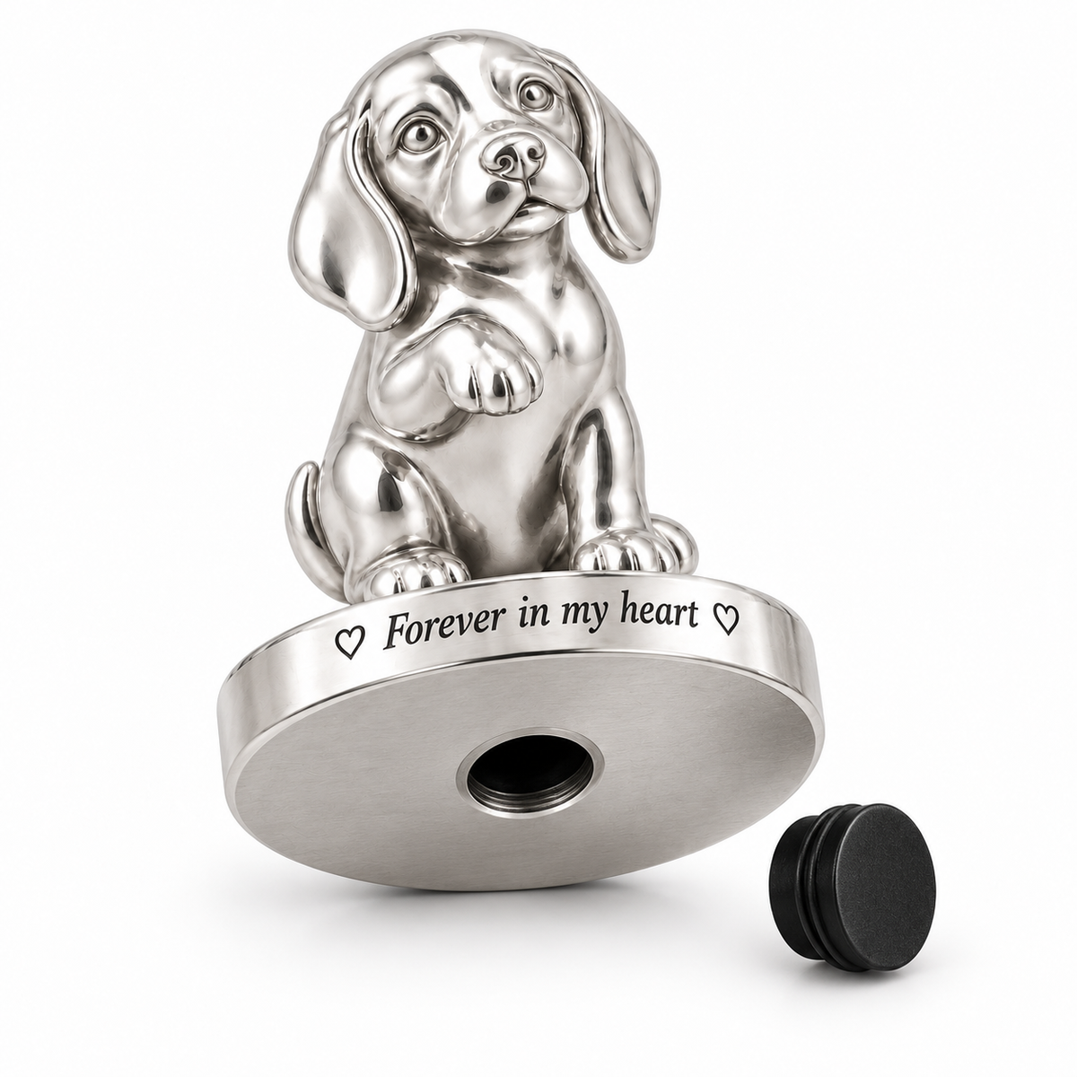 Baby Beagle memorial plaque — hollow interior — Soulyshine
