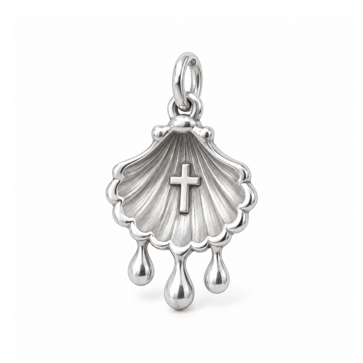 Baptism Shell Charm — Silver | charm-topics-remaining-444-2026-09-14 | topic-075