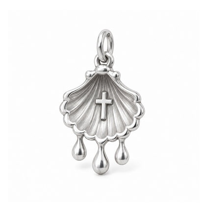 Baptism Shell Charm — Silver | charm-topics-remaining-444-2026-09-14 | topic-075